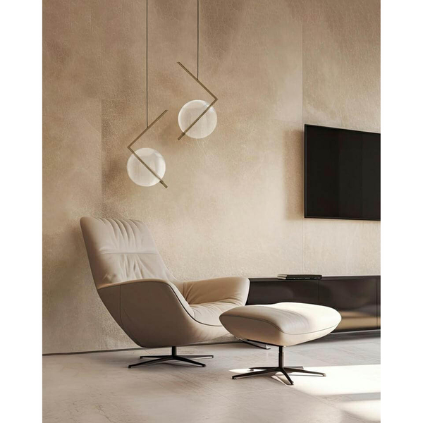 Kulista lampa wisząca Echo MSE1501100166 Moosee LED 3W 3000K szklana złota