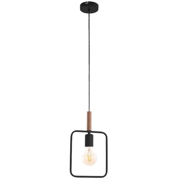 Loftowa lampa wisząca Frame 31-73501 prostokątna skandynawski czarny