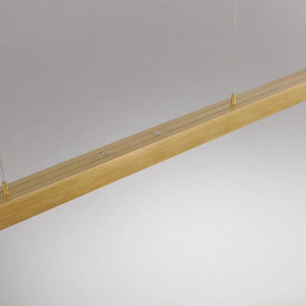Wisząca lampa ADRIANA mosiądz LED 45W 2700-5000K do jadalni belka listwa podłużna 2568-60