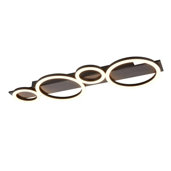 Sufitowa lampa na pilota LUMOS R64821109 LED 26,5W 4000K srebrny biały