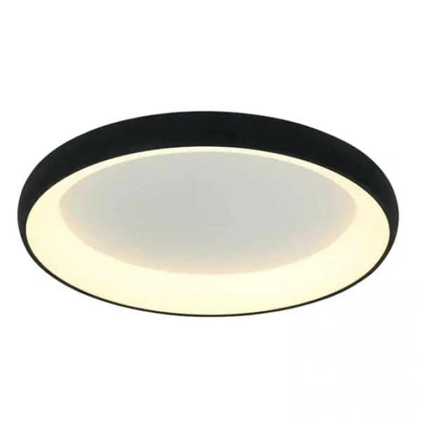 Minimalistyczny plafon do jadalni 2040 LED 32W 3000K okrągły czarny