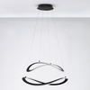 Spiralowa lampa wisząca JAUJA LE44327 LED 87W 3000K wstęga czarna