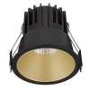 Oczko sufitowe wpustowe ARAMIEL LE65104 LED 13W 3000K czarne złote