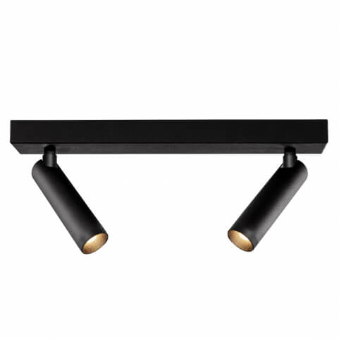 Ścienno-sufitowa lampa ledowa Roll 50920202 Kaspa 8,4W 3000K regulowana czarna