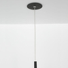 LAMPA sufitowo Podłogowa BUGA LE41359 Luces Exclusivas tuba OPRAWA metalowa LED 20W 3000K wpust czarny