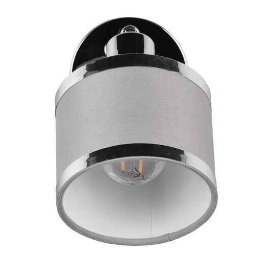Nowoczesny plafon do sypialni Arosa 812100106 metalowy srebrny chrom