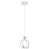 LAMPA wisząca VEN W-MD 9713/1 WH kwadratowa OPRAWA zwis LED 13W 3000K-6000K ramki białe