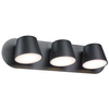 Kinkiet LAMPA ścienna KUOLA MB1350-3 BK Italux metalowa OPRAWA regulowana LED 18W 3000K reflektorki czarna