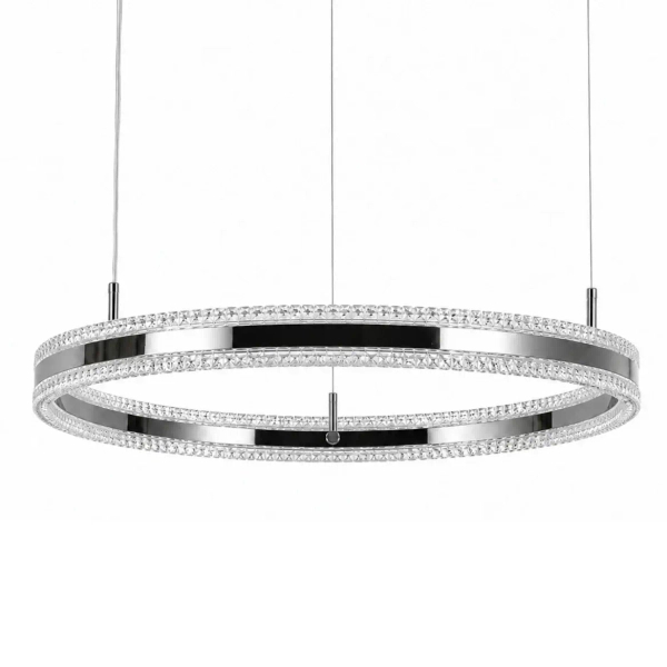 Wisząca lampa ARKADIA tytanowa ST-6376-60 1xLED 30W 3000K ring