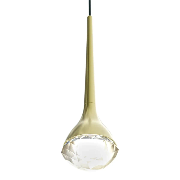 Kryształowa lampa wisząca Crima Old Gold OR86171 LED 6W 3000K złoty