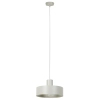 Lampa wisząca nad stół Rif M 41178 do jadalni metalowa szara beżowa