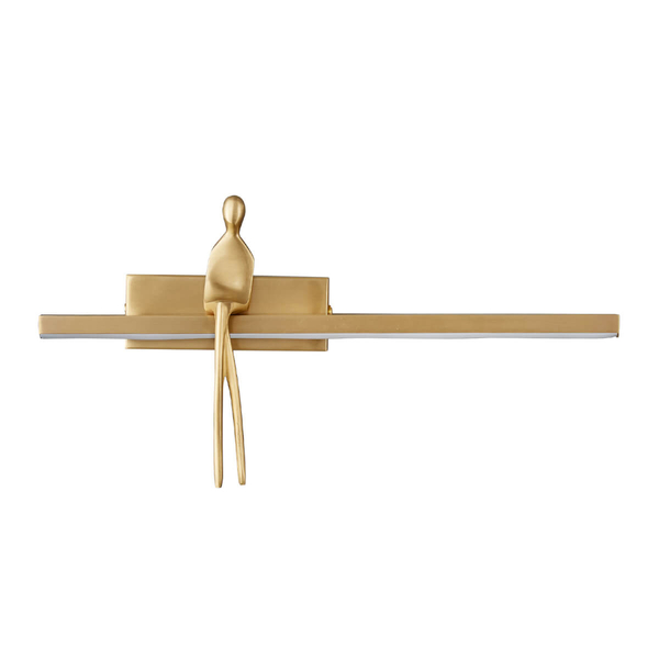Sypialniany kinkiet ścienny Amici ST-B3578 gold LED 5W 3000K ludzik metal złoty