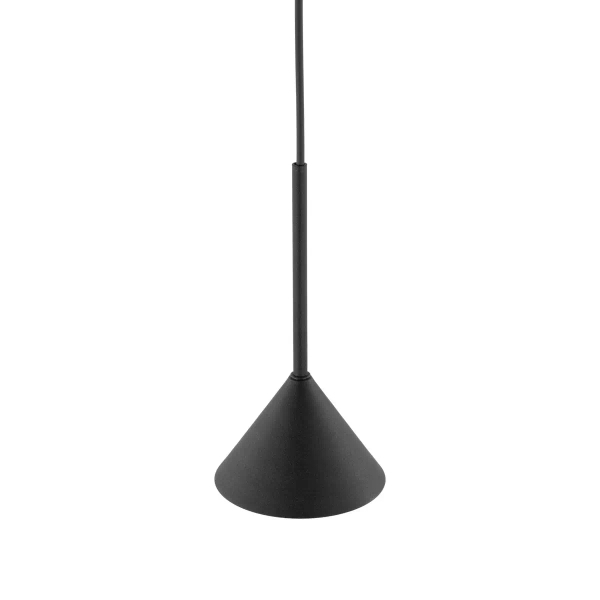 Wisząca lampa trójkątna CONO 10304 do salonu czarny