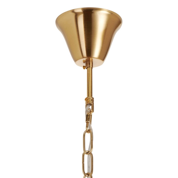 Nowoczesna lampa wisząca EMU ST-DN127 beige pióra beżowy złoty