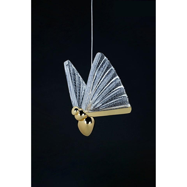 Dekoracyjna lampa wisząca Butterfly MSE010100322 złota