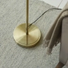 Stojąca lampa regulowana Pharmacy 114205 metalowa mosiądz