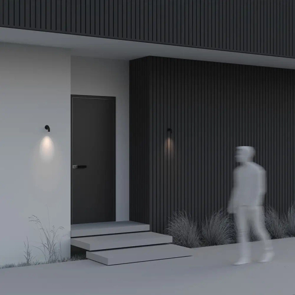 Ścienna zewnętrzna lampa Sleek O477WL-L2GF3K LED 2W 3000K IP65 grafit