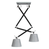 Regulowana lampa wisząca Zyta AZ1846+2xAZ2601 Azzardo czarna szara