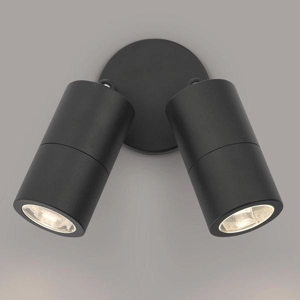 Zewnętrzny kinkiet Ortega ORT0922 Dar Lighting reflektor IP65 czarny