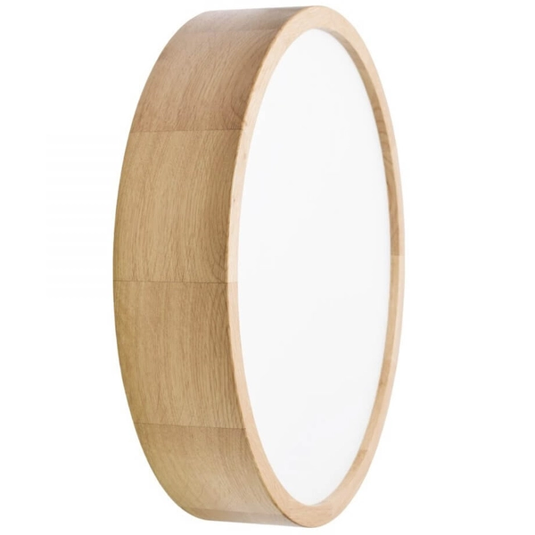 Ekologiczny plafon salonowy 137623622099 drewniany z czujnikiem