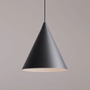 Minimalistyczna lampa wisząca Form 1108G1 Aldex stożek czarny
