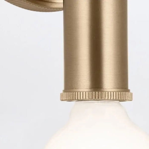 Ścienny kinkiet Torche QN-TORCHE-2W-CPZ LED 3W 3000K IP44 brąz szampański