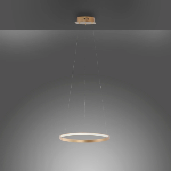 Zwisająca lampa Circle 11522-12 Just Light LED 22W 3000K pierścień złoty