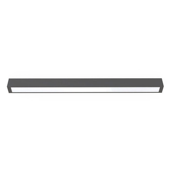 Grafitowa lampa sufitowa STRAIGHT CEILING 7553 natynkowy plafon