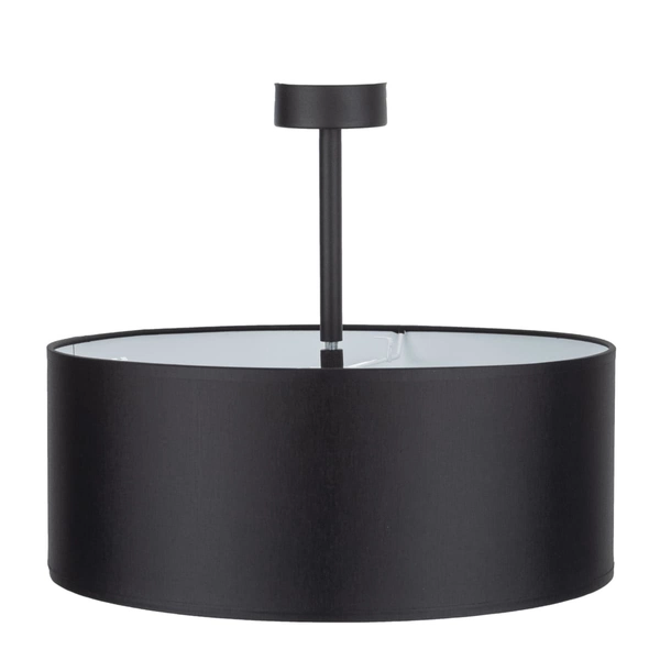 Minimalistyczna lampa sufitowa Rondo 4246 TK Lighting z tkaniny czarna