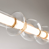 Lampa zwieszana Cosmo MOD210PL-L39BS3K LED 39W 3000K przezroczysty złoty