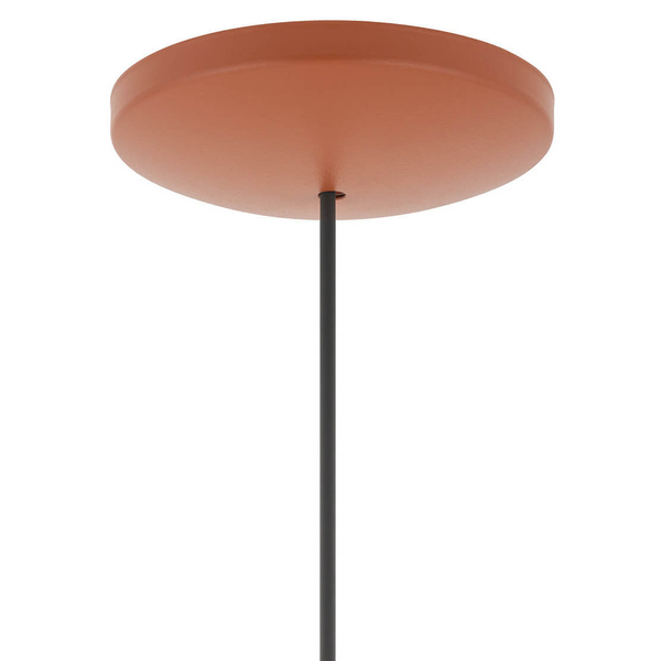 Metalowa lampa wisząca PUMPKIN 11495 druciana terakota