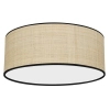 Naturalna lampa sufitowa MARSHALL MLP71067 do salonu rattan biały