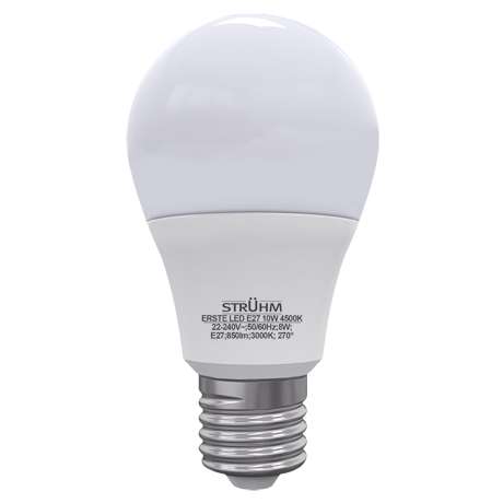 Żarówka LED ERSTE 02794 Ideus   E27 A60   10W 850lm 230V   biała zimna