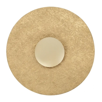Okrągły kinkiet ścienny Sole 41514 LED 7W 3000K dysk złoty