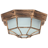Zewnętrzna LAMPA sufitowa MILANO 8376 Rabalux OPRAWA ogrodowa PLAFON retro outdoor złoto antyczne
