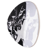 Ścienna lampa kamienna MARBLES W0392 LED 10W 3000K biała czarna