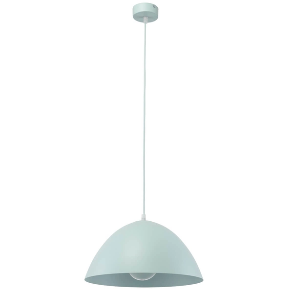 Lampa zwisająca do jadalni Faro 861 nad wyspę półokrąg miętowa