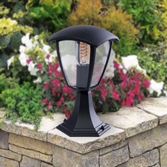 Stojąca lampa ogrodowa FOX EKO3551 industrialny słupek czarny