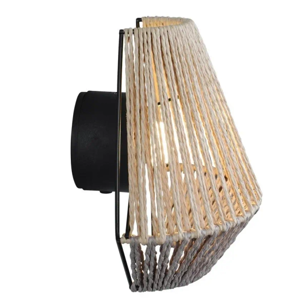 Ścienna lampa boho LIRA R25991126 LED 1,5W 3000K ściemnialna czarny brązowy