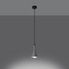 Stożkowa wisząca lampa Rea SL.1223 nad stół betonowa szara