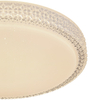 Plafon LAMPA sufitowa OVI 41749-22 Globo okrągła OPRAWA glamour crystal LED 22W 3000K - 6500K kryształki biały - przezroczys