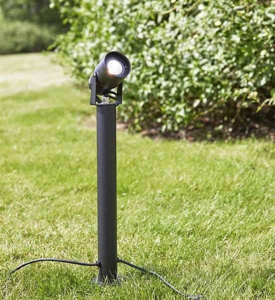 Zewnętrzna lampa ruchoma Garden LED 6W 3000K IP44 czarna