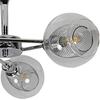 LAMPA sufitowa Ozzo 33-72214 Candellux metalowa OPRAWA regulowane klosze szklane kule balls przezroczyste chrom