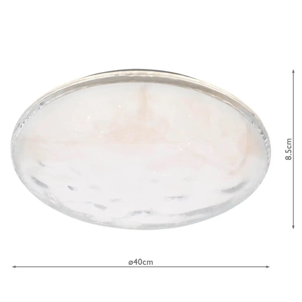 Plafon do salonu Atara ATA502 LED 24W 3000K okrągły biały