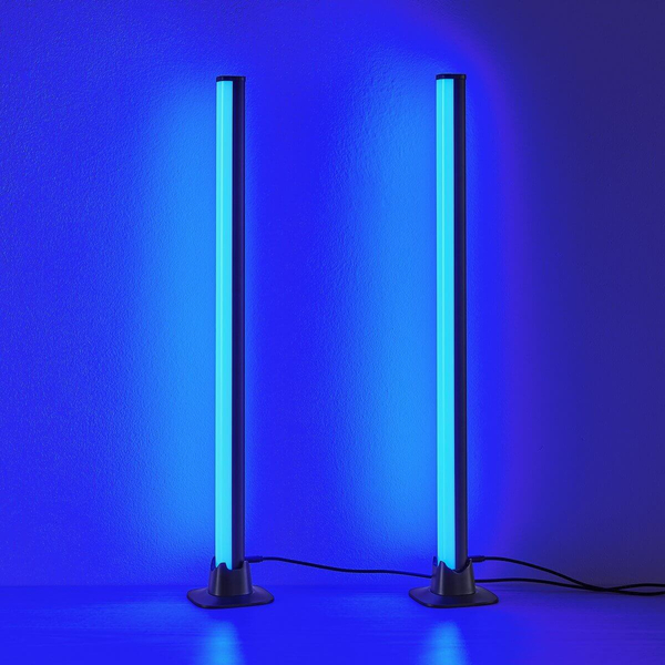 Zestaw dwóch lamp stojących Boy R55392102 RL Light LED 5W RGB słupki czarny
