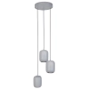 Lampa do kuchni wisząca Olo 3 41416 kule ceramiczne szare