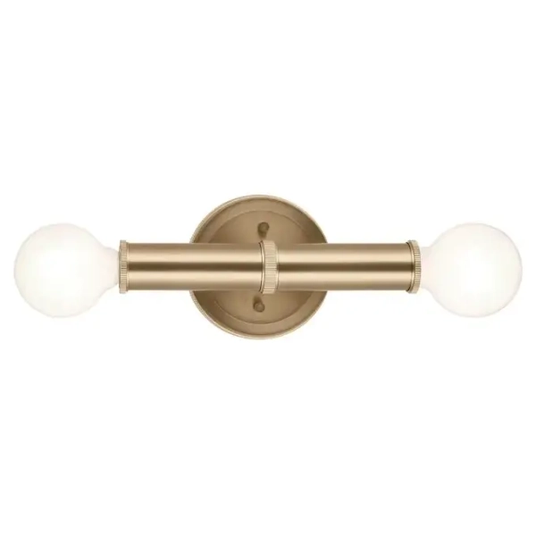 Ścienny kinkiet Torche QN-TORCHE-2W-CPZ LED 3W 3000K IP44 brąz szampański