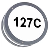 Ścienna LAMPA zewnętrzna SOLINA LED C 03836 Ideus elewacyjna OPRAWA hermetyczna LED 7,5W 4000K numer domu nad drzwi IP54 szary