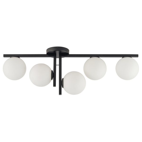 Lampa sufitowa ANDY 33287 Sigma szklane kule do sypialni czarne