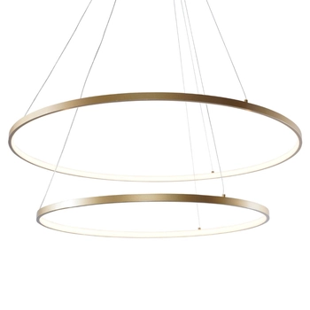 Lampa wisząca LED Breno 2023200-GD 50W 3000-6000K pierścienie złote